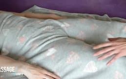Amateur Romantic Massage – European Babe under hairy Blanket