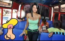 CULIONEROS – Young Colombian Babe Boards A Bus & Gets  Fucked