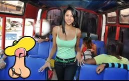 CULIONEROS – Young Colombian Babe Boards A Bus & Gets  Fucked