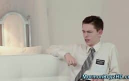 Uniform mormons fuck raw